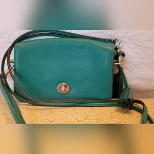 Emerald green crossbody
